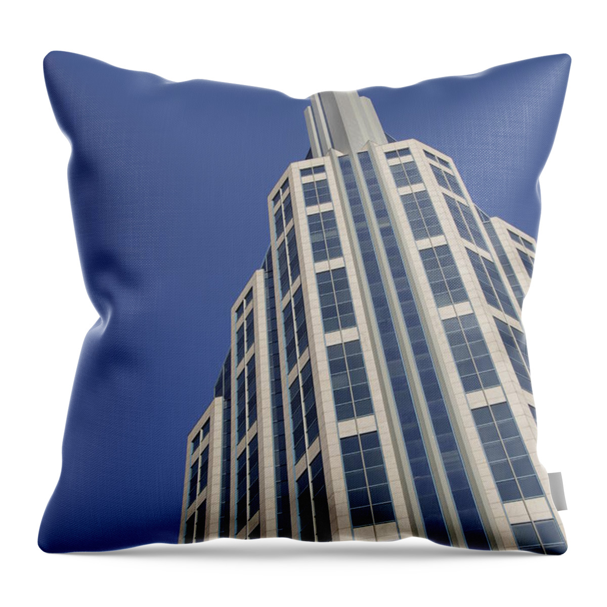 Nashville Throw Pillow featuring the photograph Regions Financial Corp Nashville by Valerie Collins