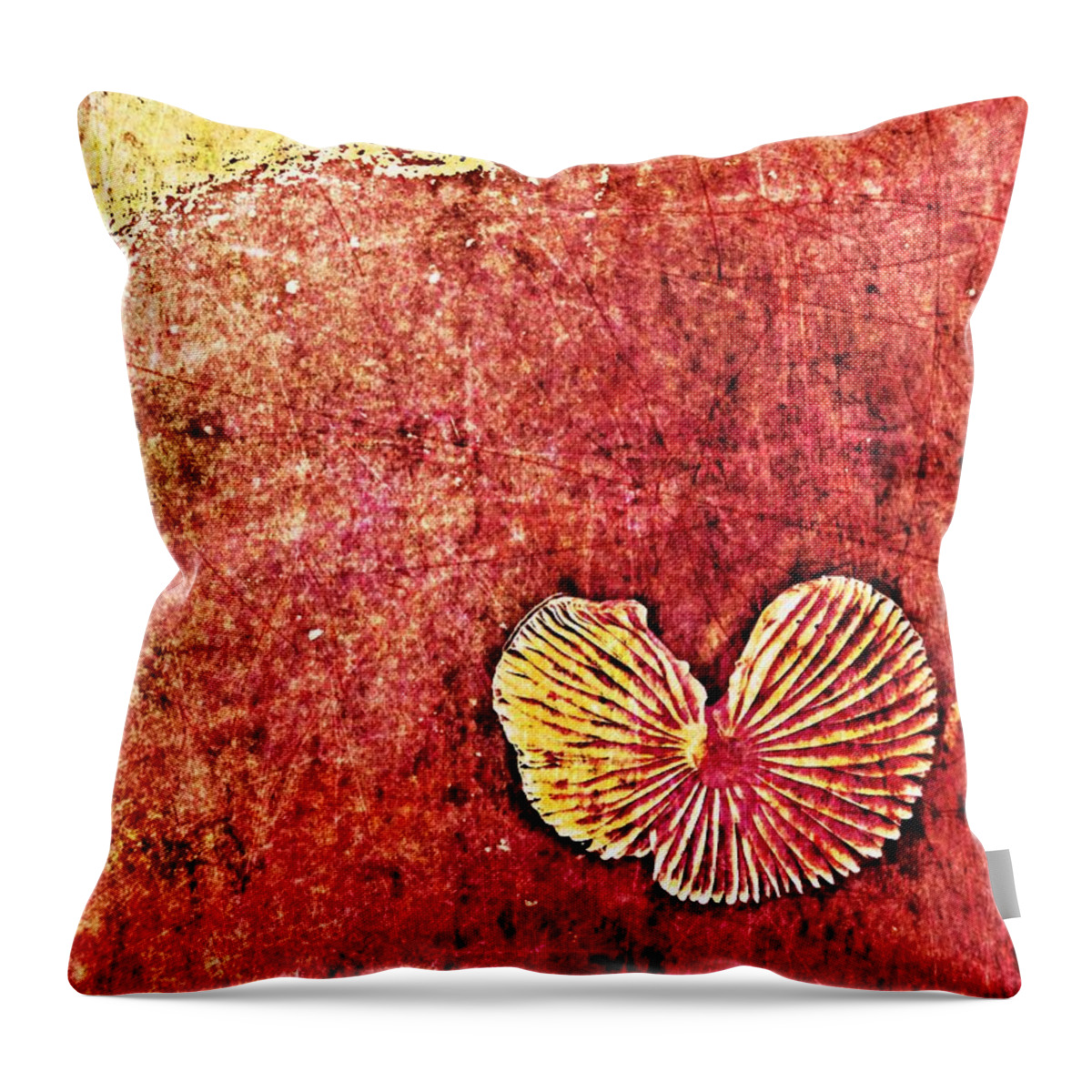 Texture Throw Pillow featuring the digital art Nature Abstract 4 by Maria Huntley