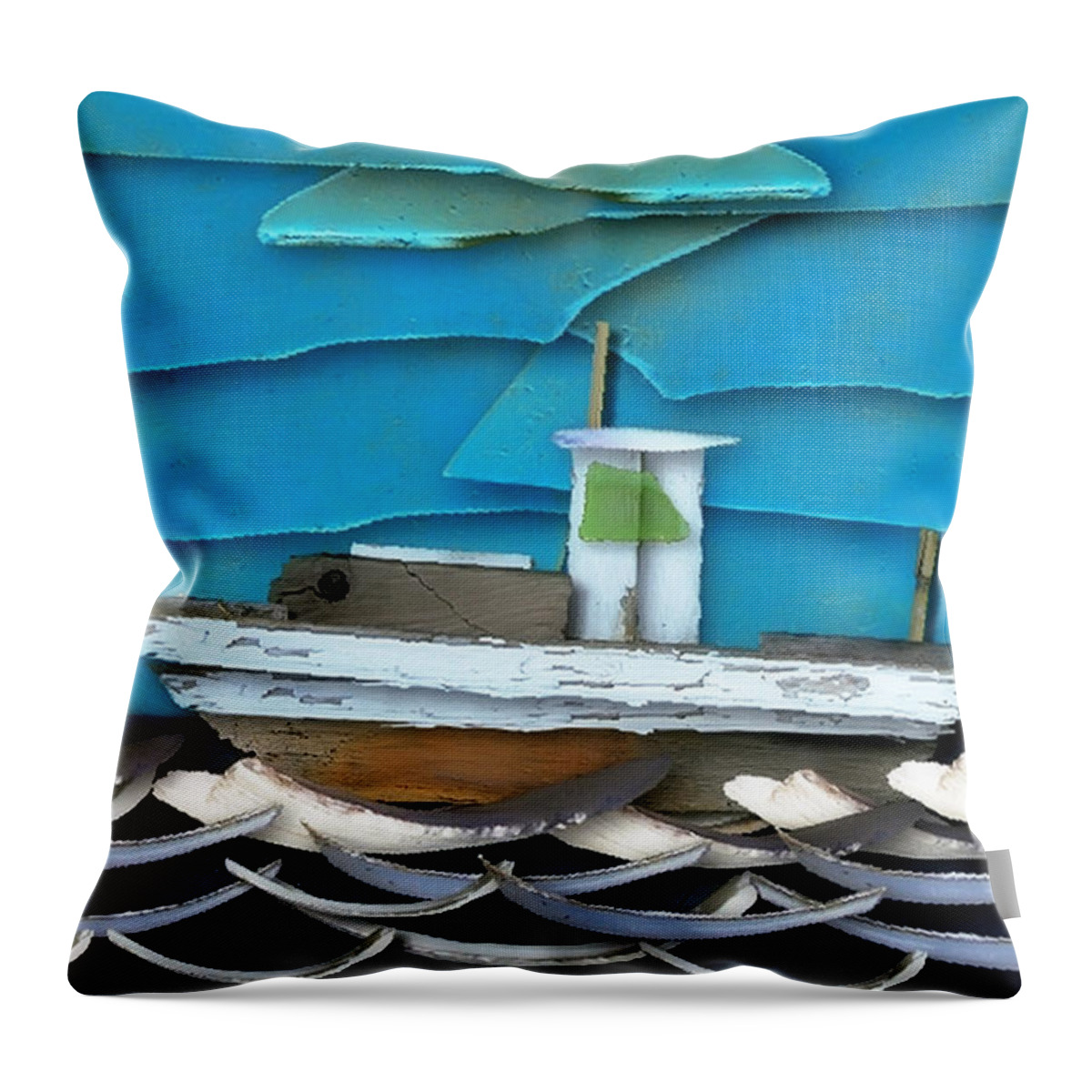 Natures Elements Art Throw Pillow featuring the photograph Natures Elements Art-2 by Nina Bradica