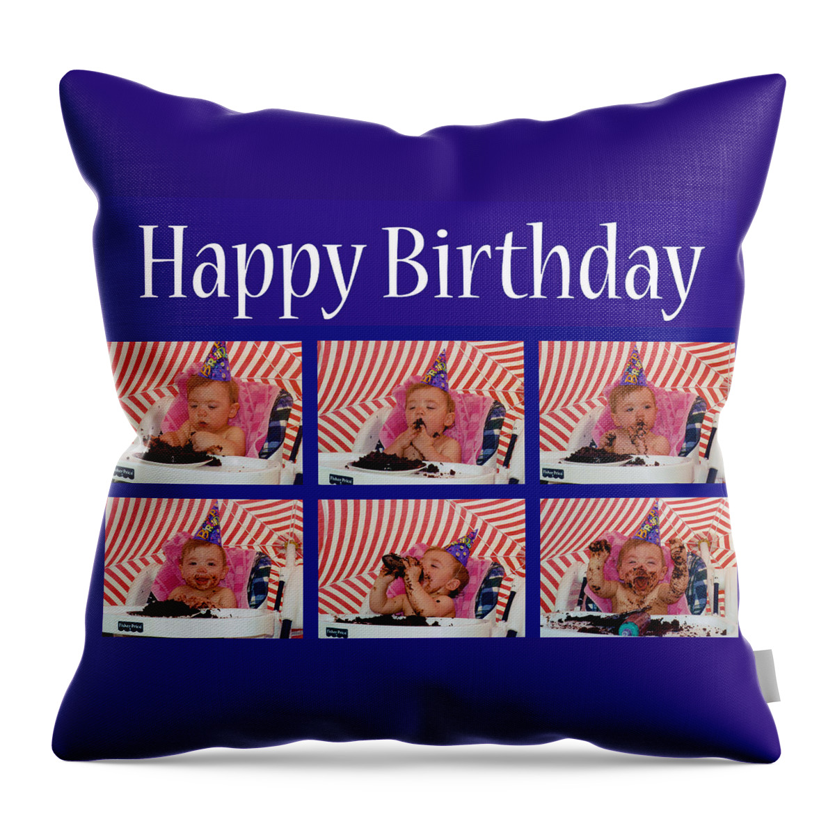 Birthday Throw Pillow featuring the photograph Never Grown Up by Ron Haist