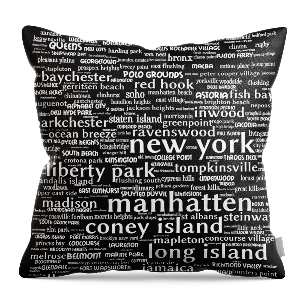 Newyork Throw Pillow featuring the digital art New York 20130709bw by Wingsdomain Art and Photography