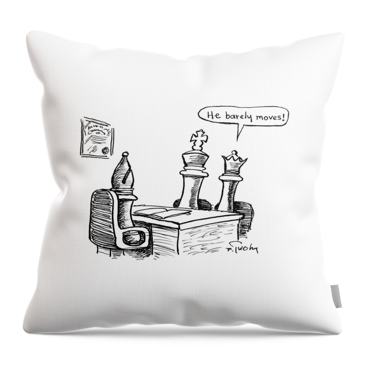 New Yorker April 10th, 2017 Throw Pillow