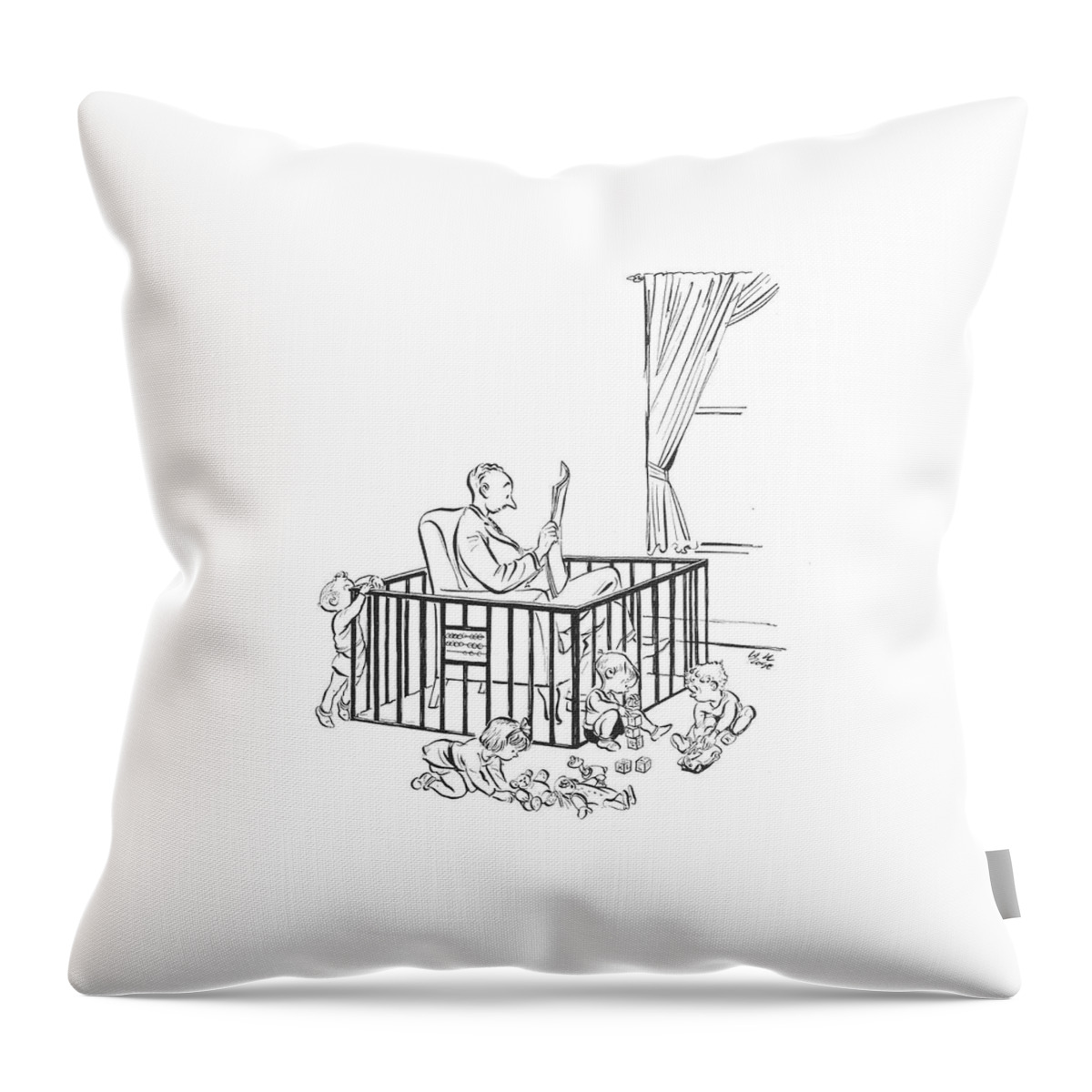 New Yorker April 20th, 1940 Throw Pillow