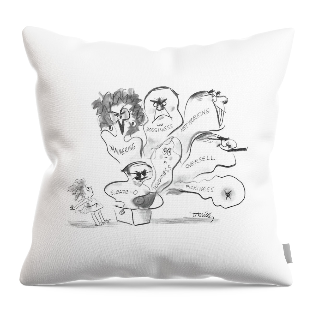 New Yorker April 25th, 1988 Throw Pillow