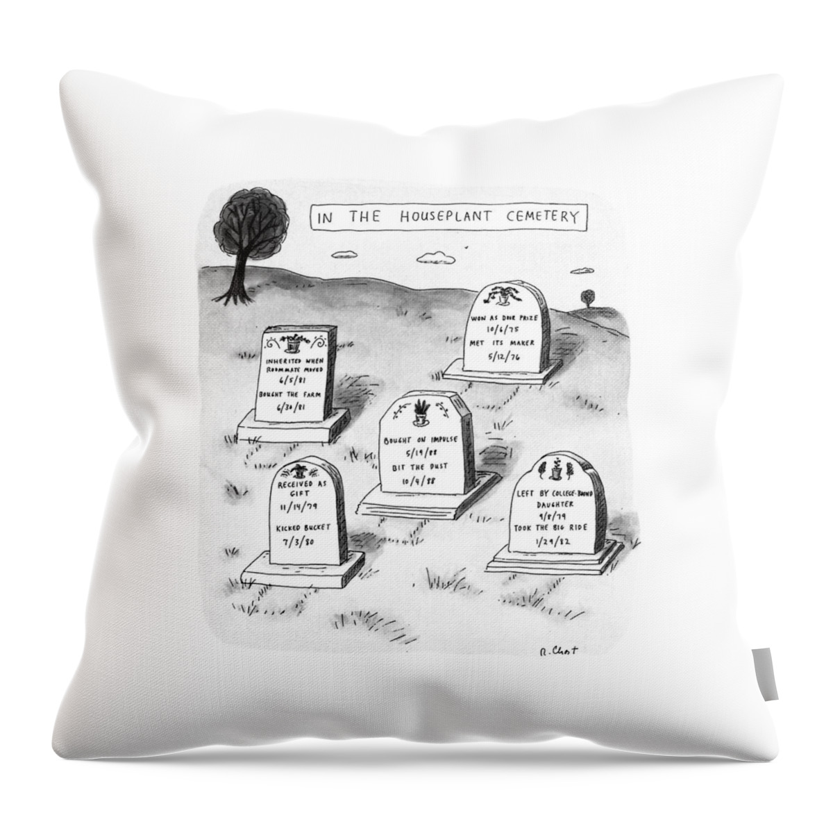 New Yorker April 29th, 1991 Throw Pillow