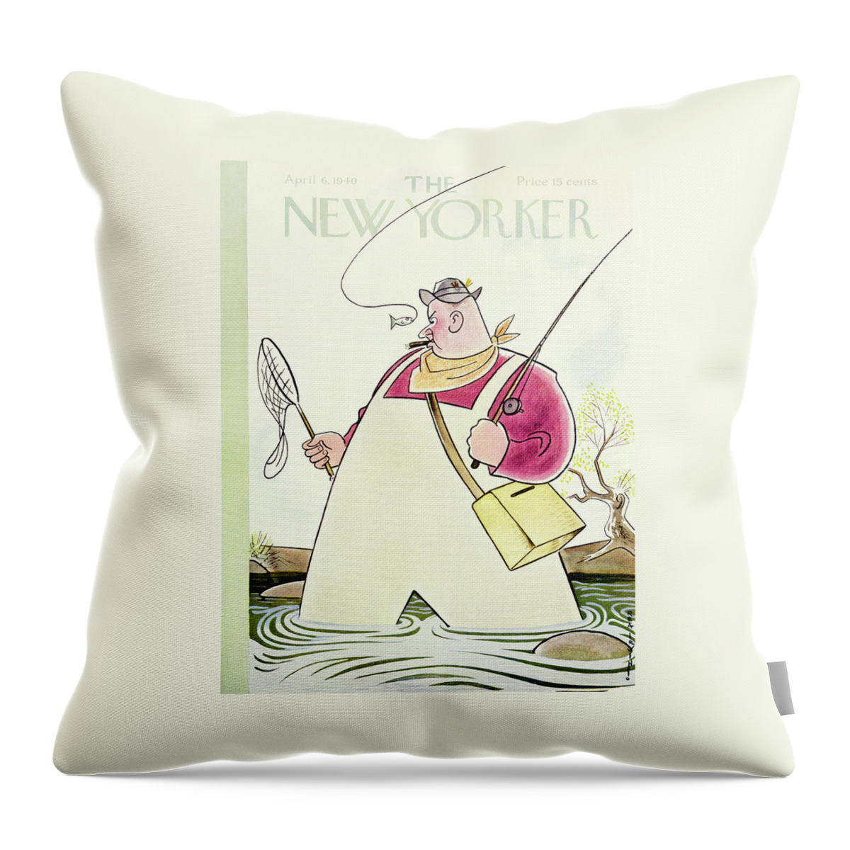 New Yorker April 6 1940 Throw Pillow