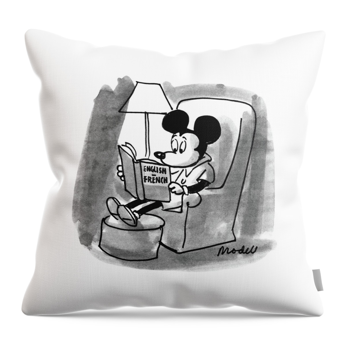 New Yorker April 6th, 1987 Throw Pillow