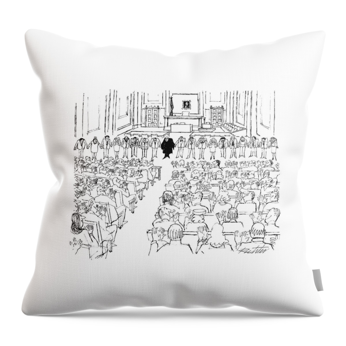 New Yorker August 24th, 1987 Throw Pillow