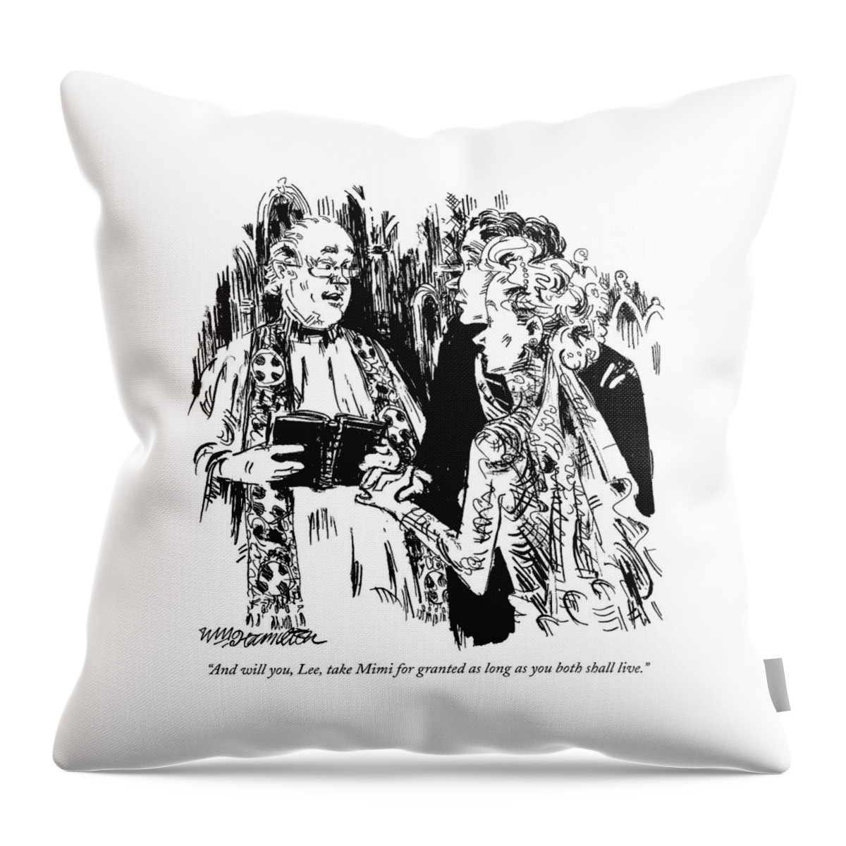 New Yorker December 20th, 1999 Throw Pillow