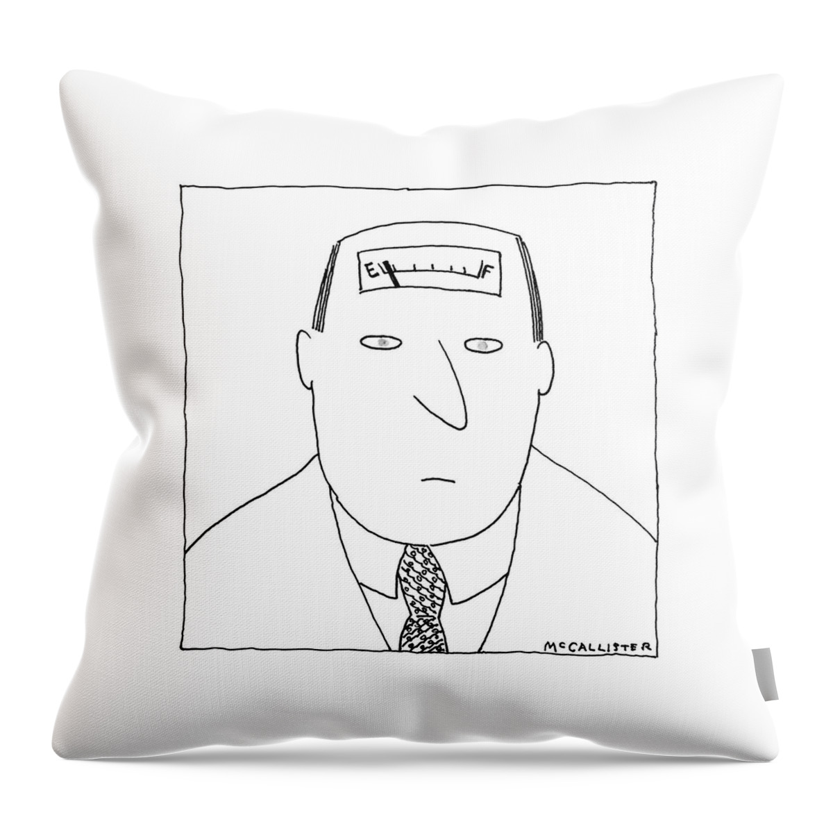 New Yorker February 12th, 1990 Throw Pillow