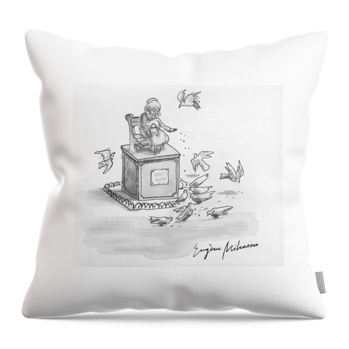 New Yorker February 23rd, 1976 Throw Pillow