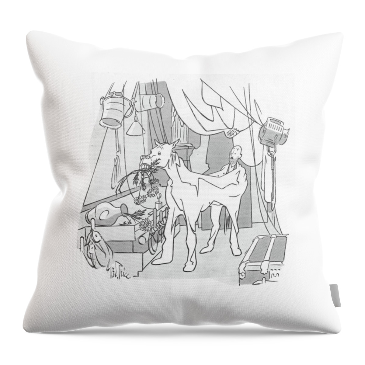New Yorker February 26th, 1944 Throw Pillow