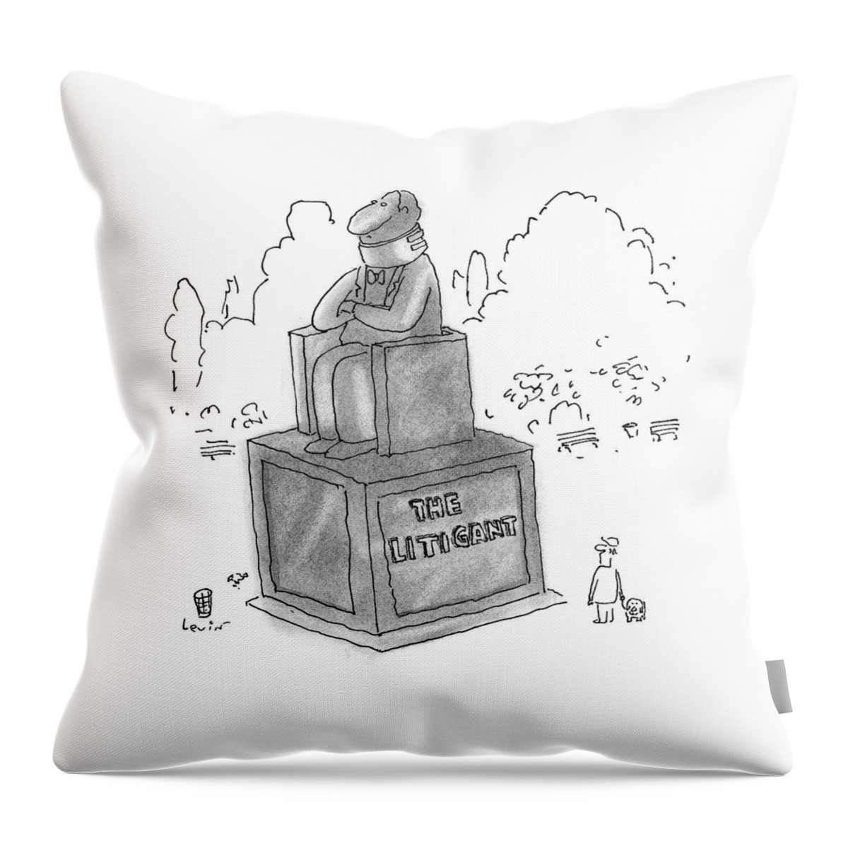 New Yorker February 2nd, 1998 Throw Pillow