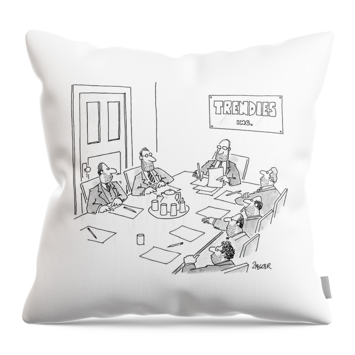New Yorker January 20th, 1986 Throw Pillow