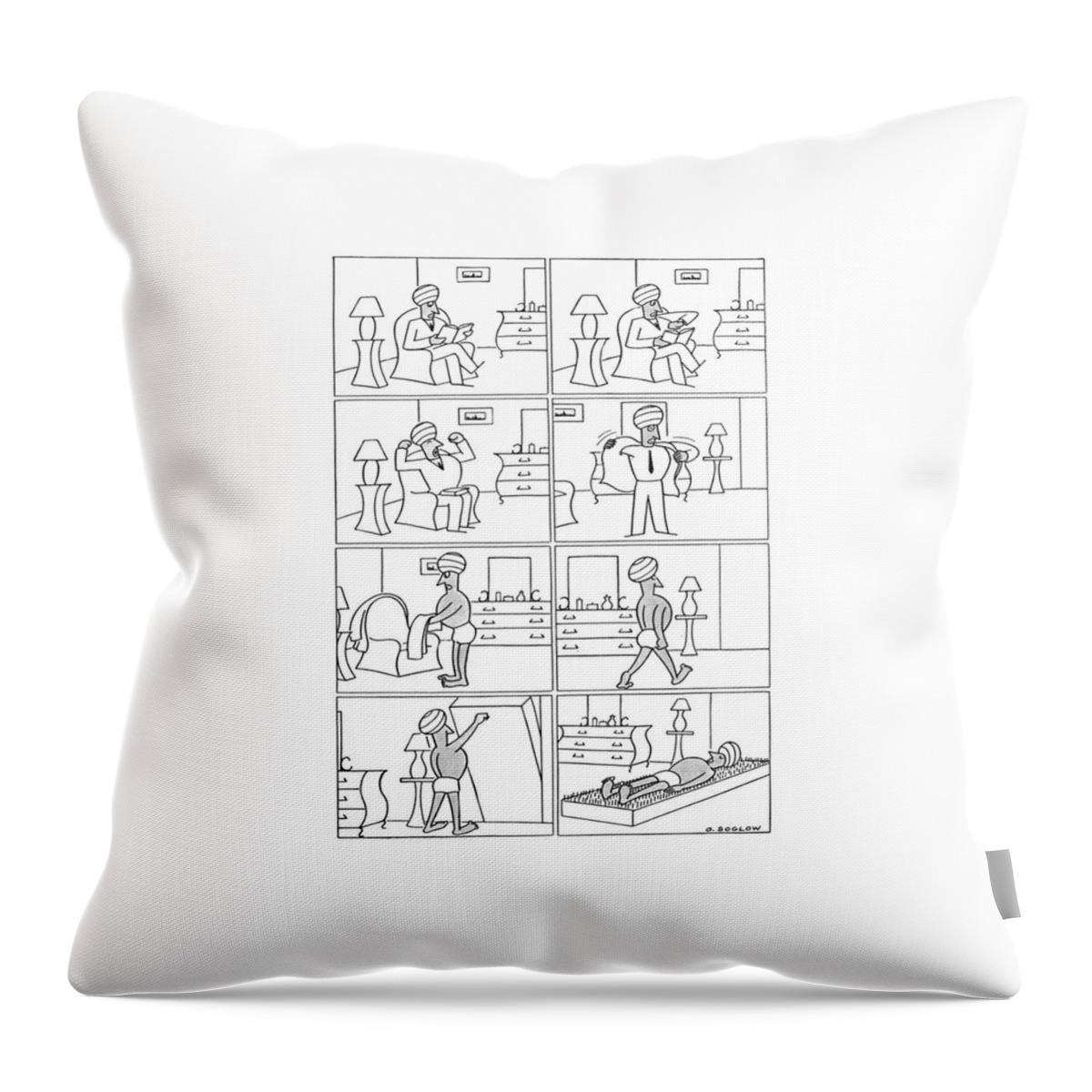 New Yorker January 22nd, 1944 Throw Pillow