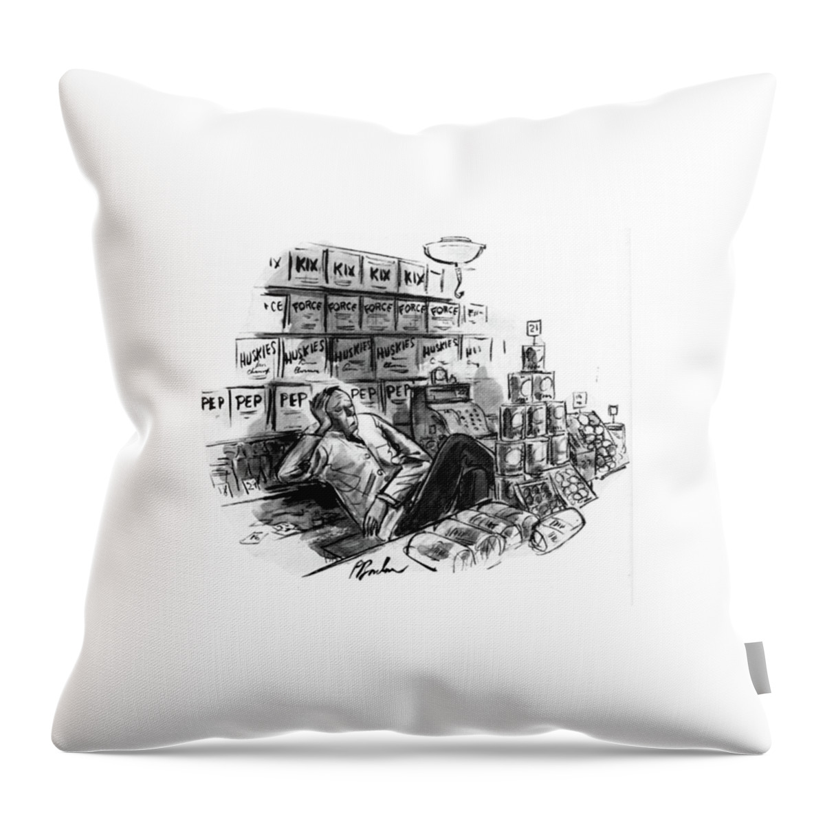New Yorker January 25th, 1941 Throw Pillow