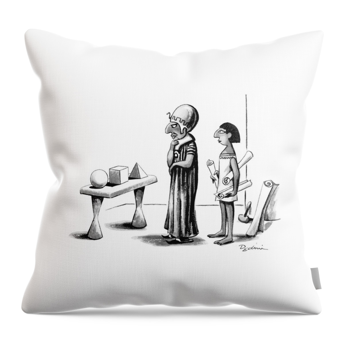 New Yorker January 26th, 1976 Throw Pillow