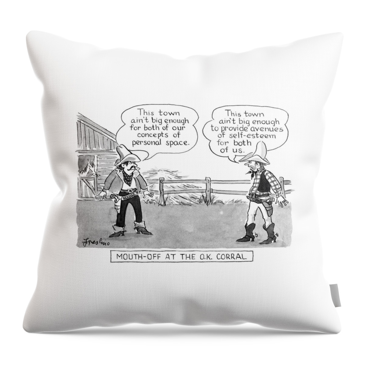 New Yorker January 28th, 1991 Throw Pillow