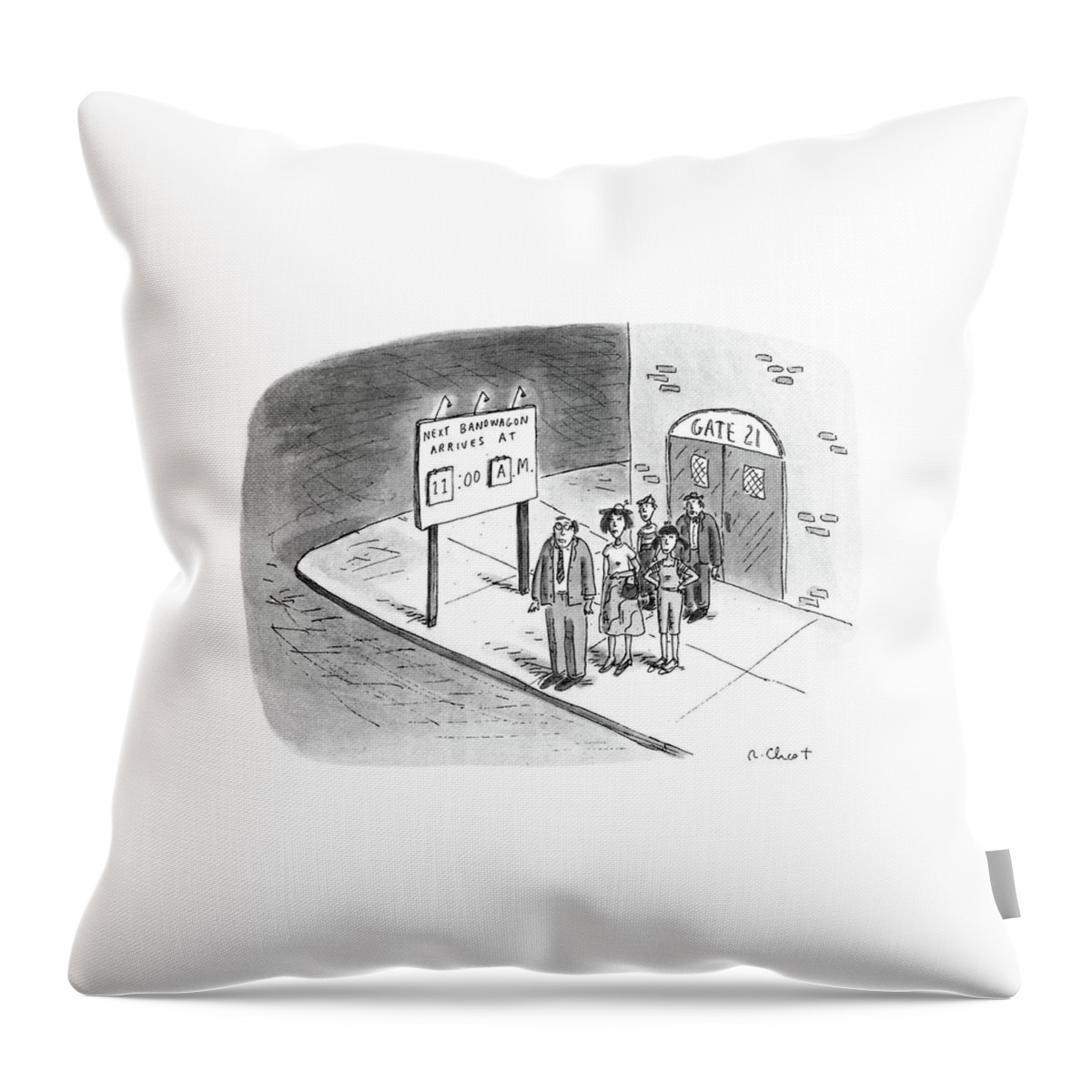 New Yorker July 11th, 1988 Throw Pillow