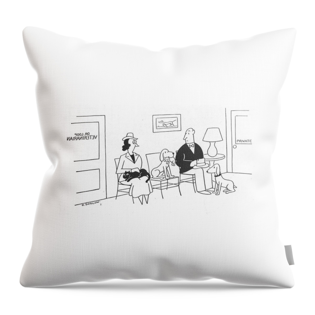 New Yorker July 31st, 1943 Throw Pillow