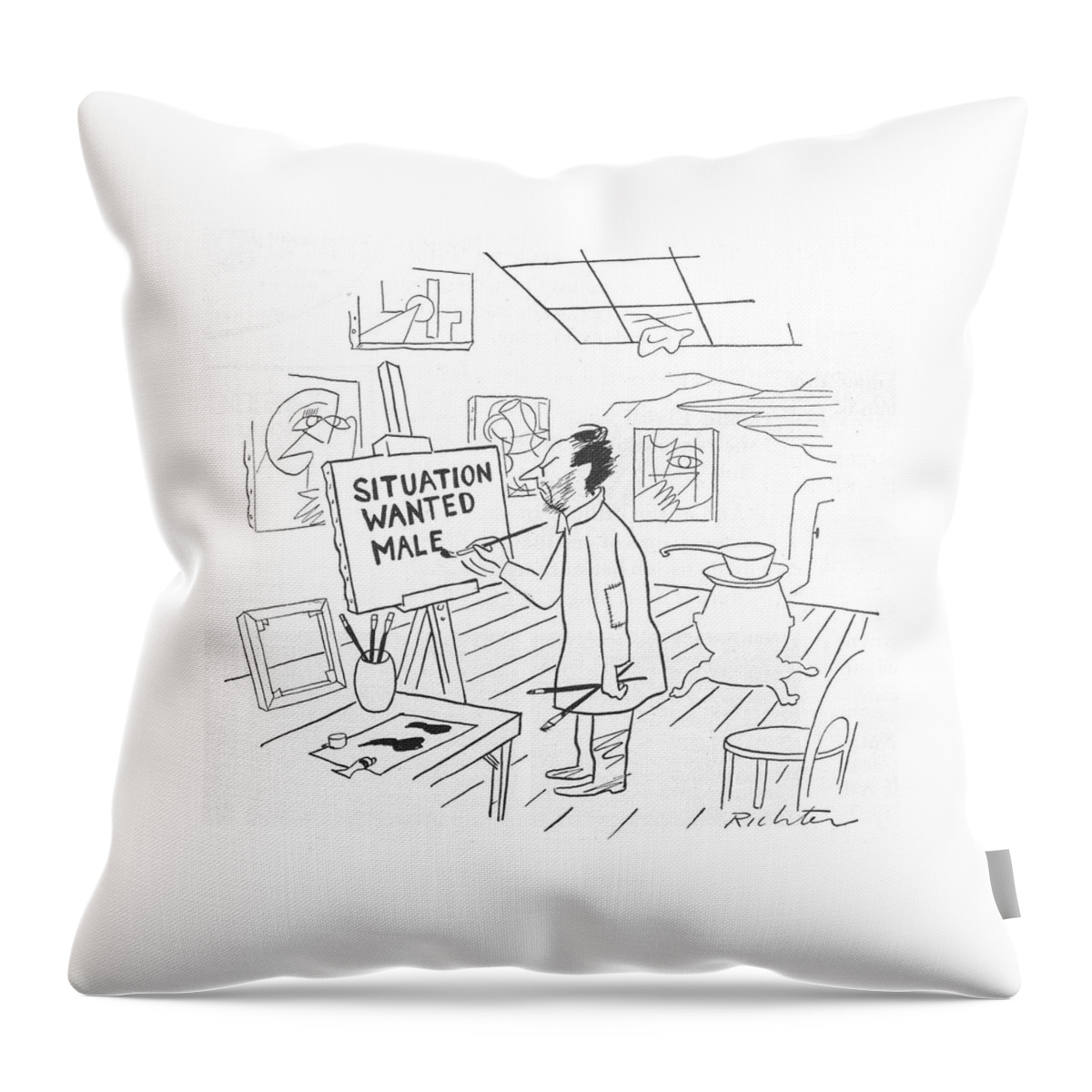 New Yorker July 3rd, 1943 Throw Pillow