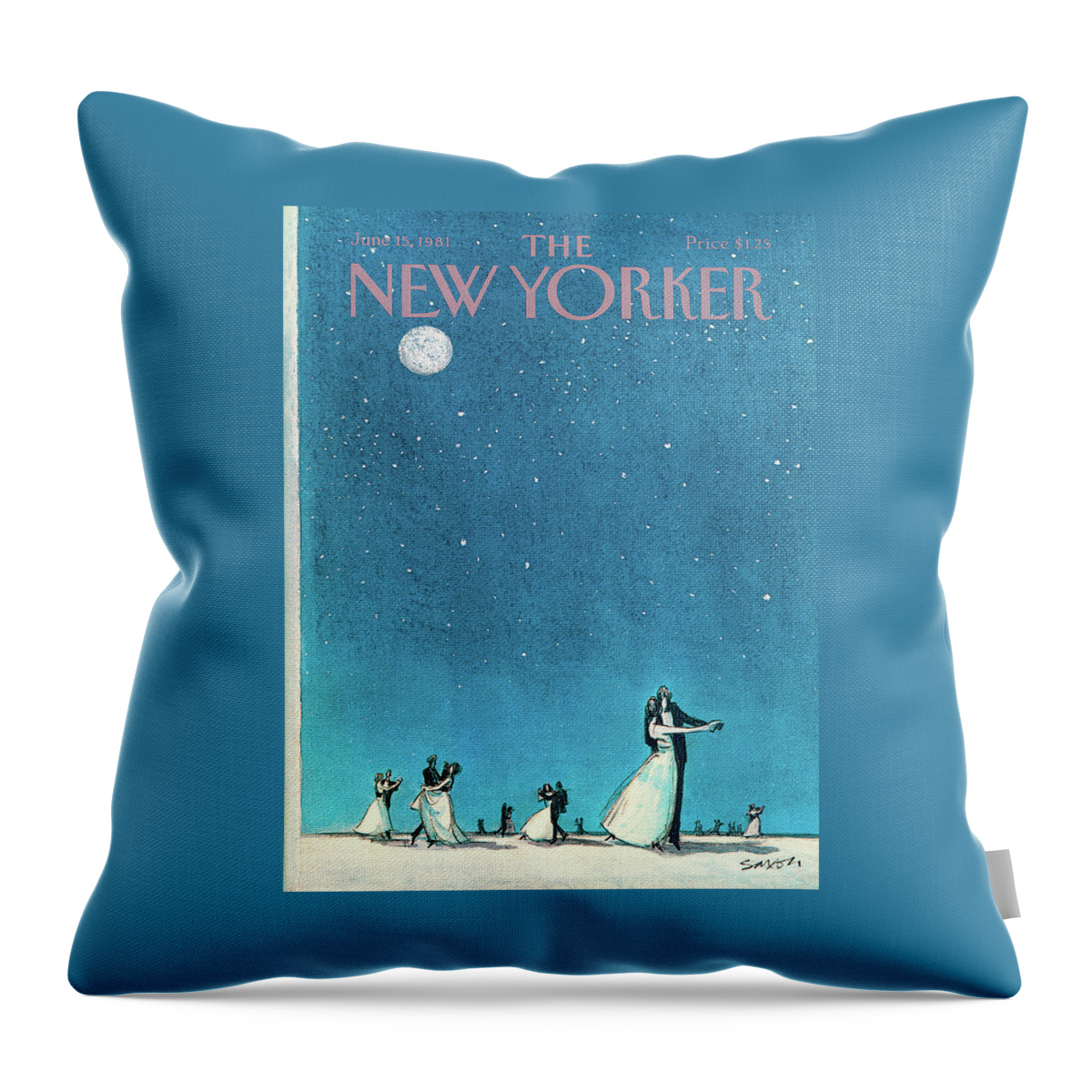 New Yorker June 15th, 1981 Throw Pillow