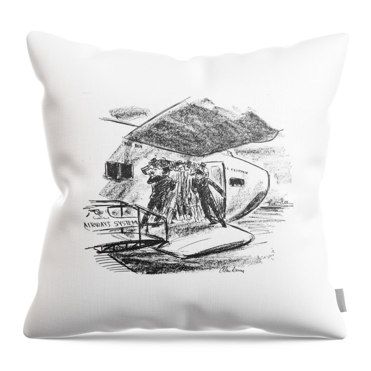 New Yorker June 26th, 1943 Throw Pillow