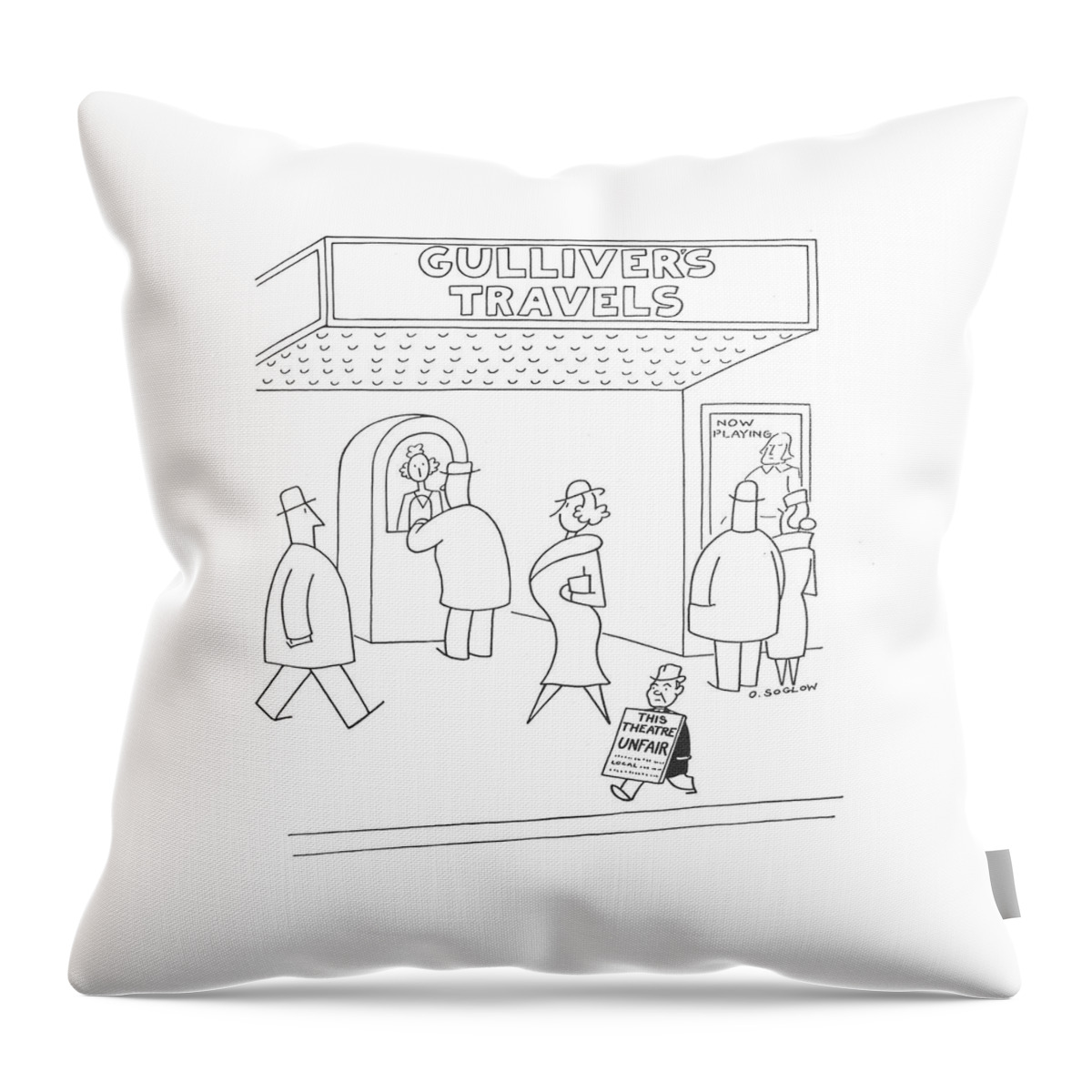 New Yorker March 2nd, 1940 Throw Pillow