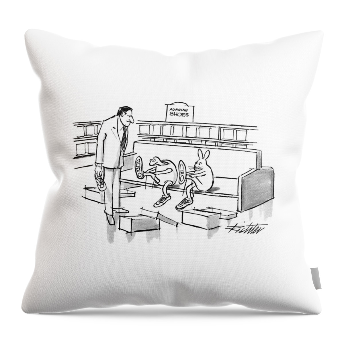 New Yorker March 4th, 1991 Throw Pillow