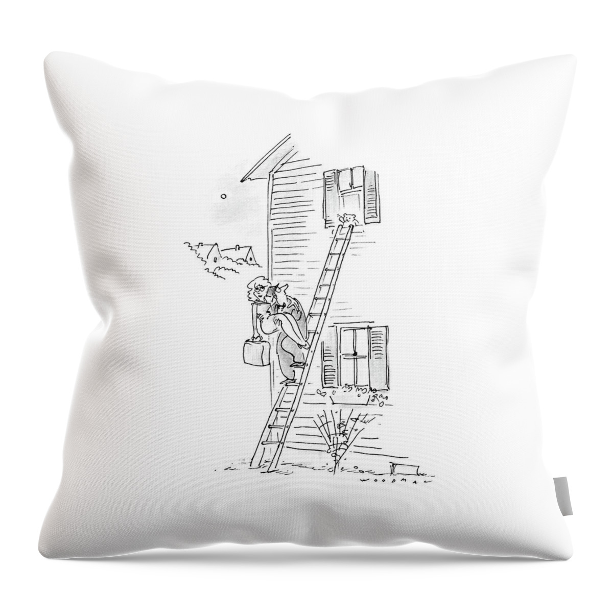 New Yorker May 18th, 1987 Throw Pillow