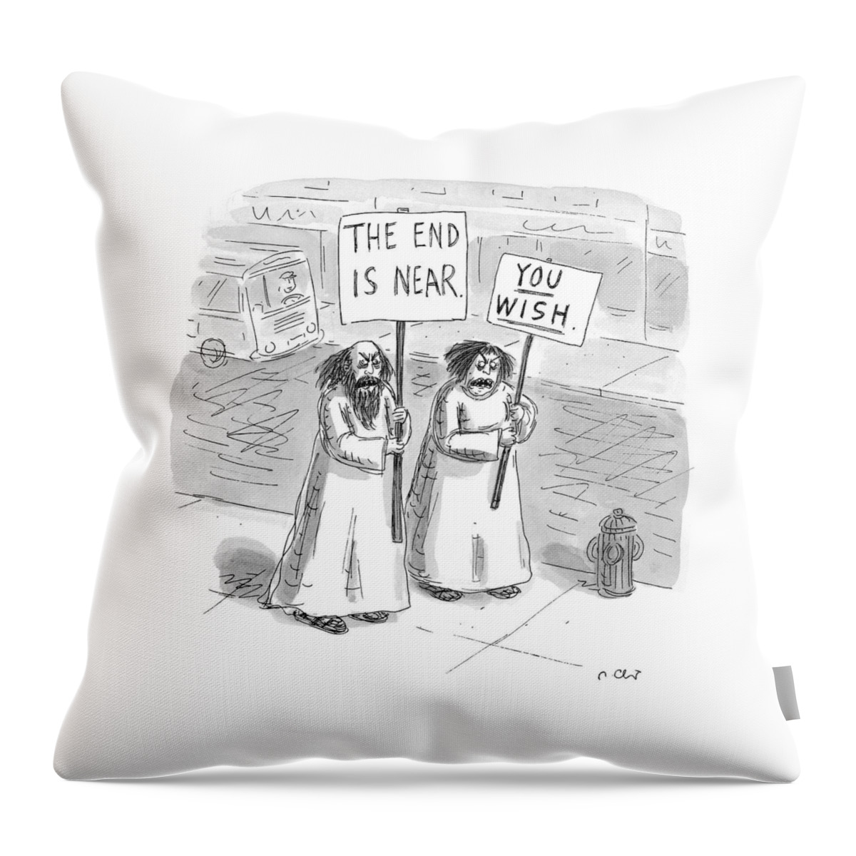 New Yorker May 19th, 1997 Throw Pillow