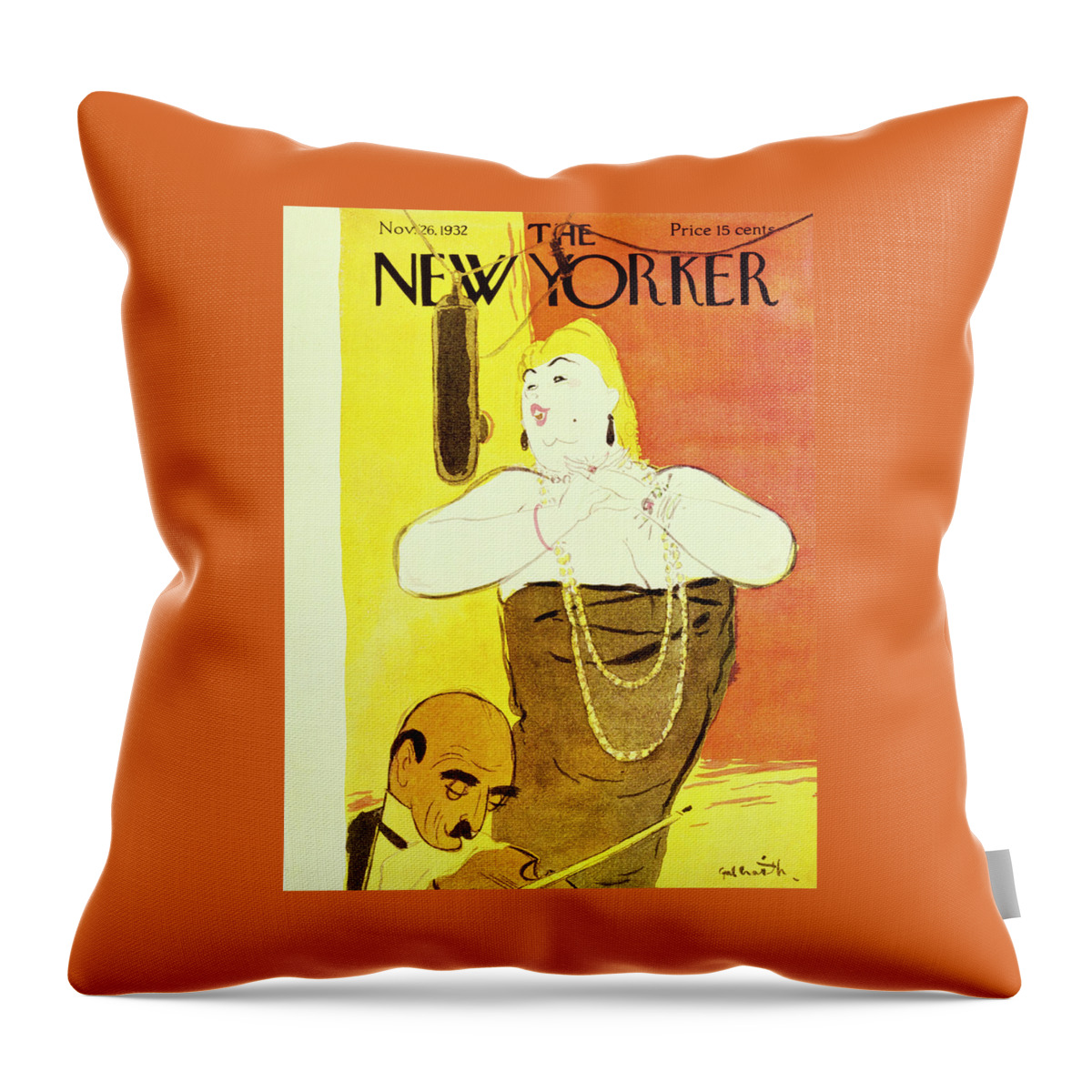 New Yorker November 26 1932 Throw Pillow