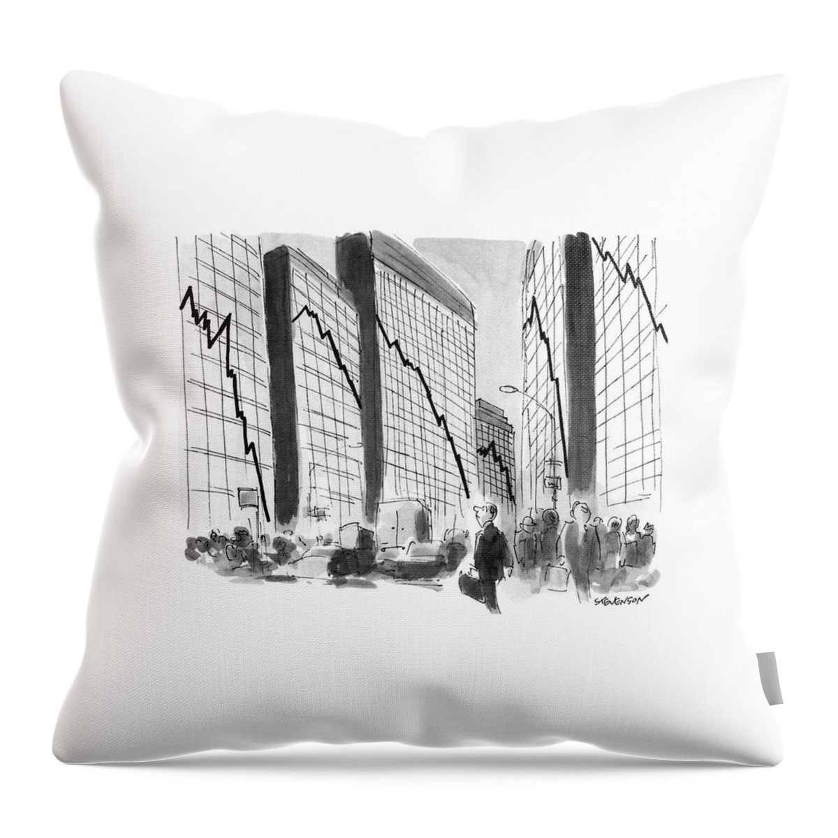 New Yorker October 29th, 1990 Throw Pillow