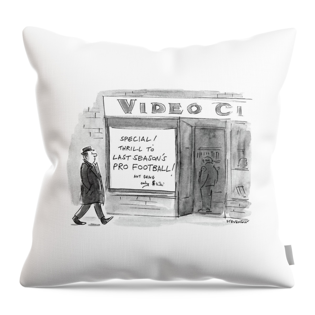 New Yorker October 5th, 1987 Throw Pillow