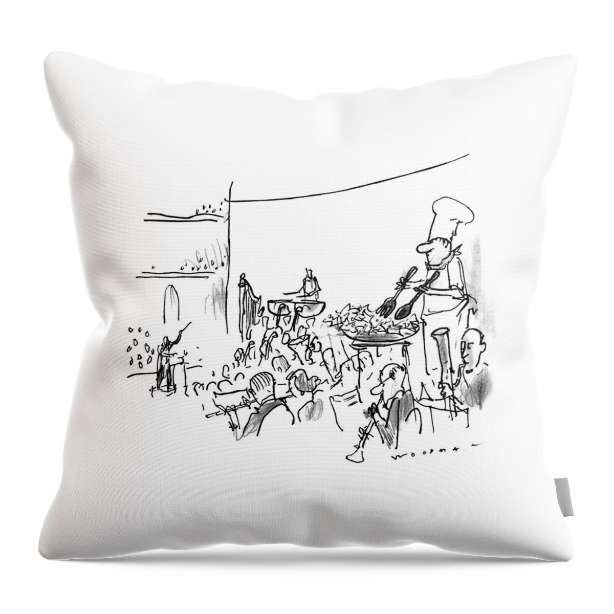 New Yorker October 7th, 1996 Throw Pillow