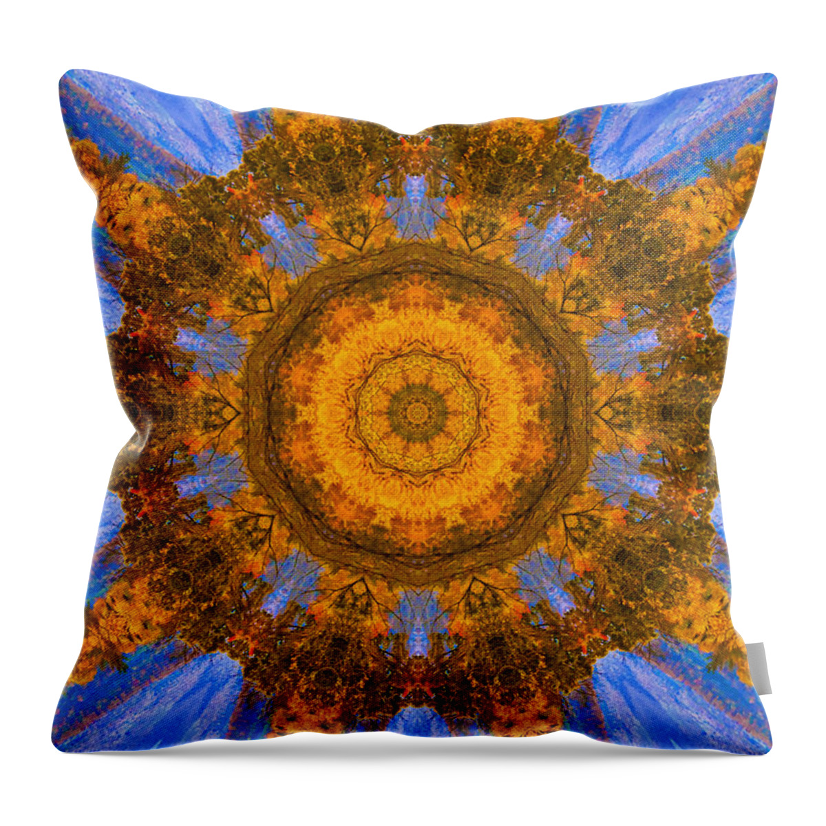 Fall Throw Pillow featuring the photograph NH Kameidoscope by Bill Barber