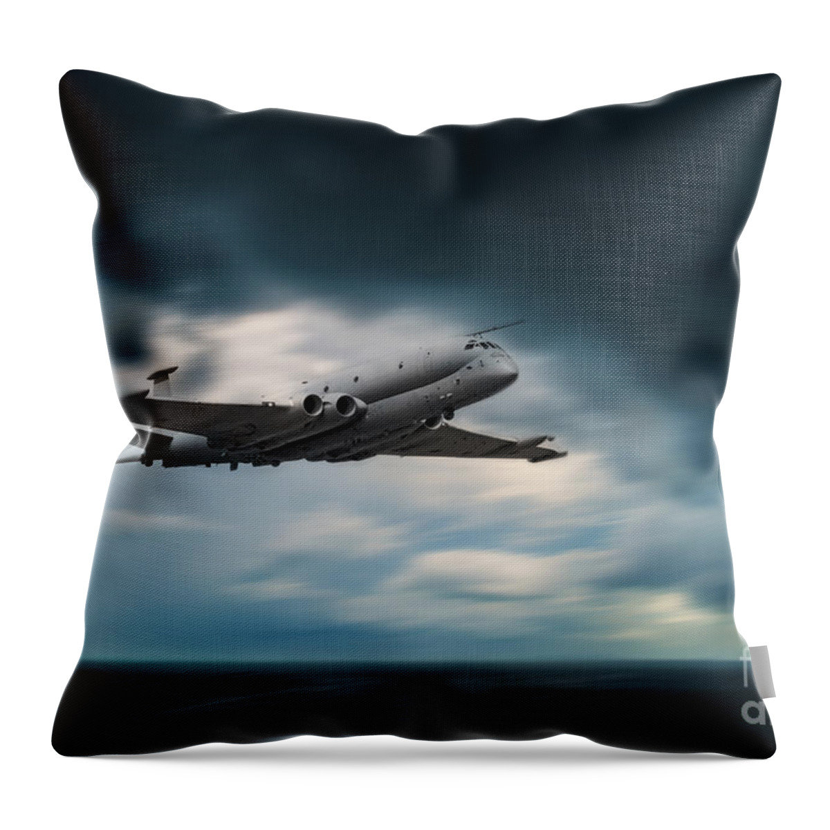 Nimrod Throw Pillow featuring the digital art Nimrod by Airpower Art