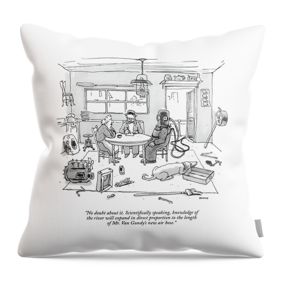 No Doubt About It. Scienti?cally Speaking Throw Pillow