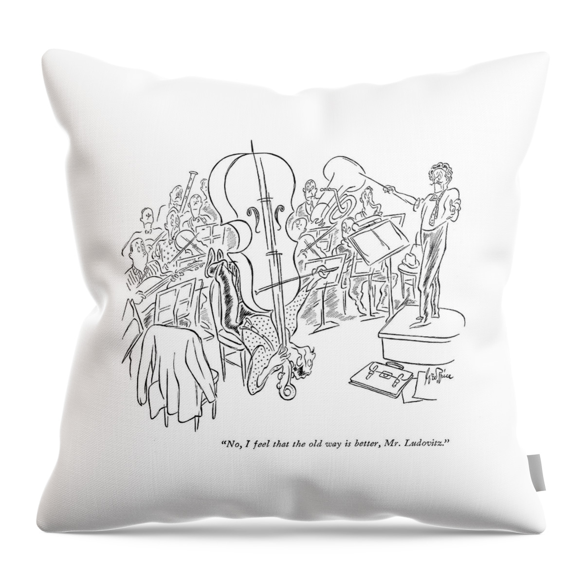 The Old Way Is Better Throw Pillow