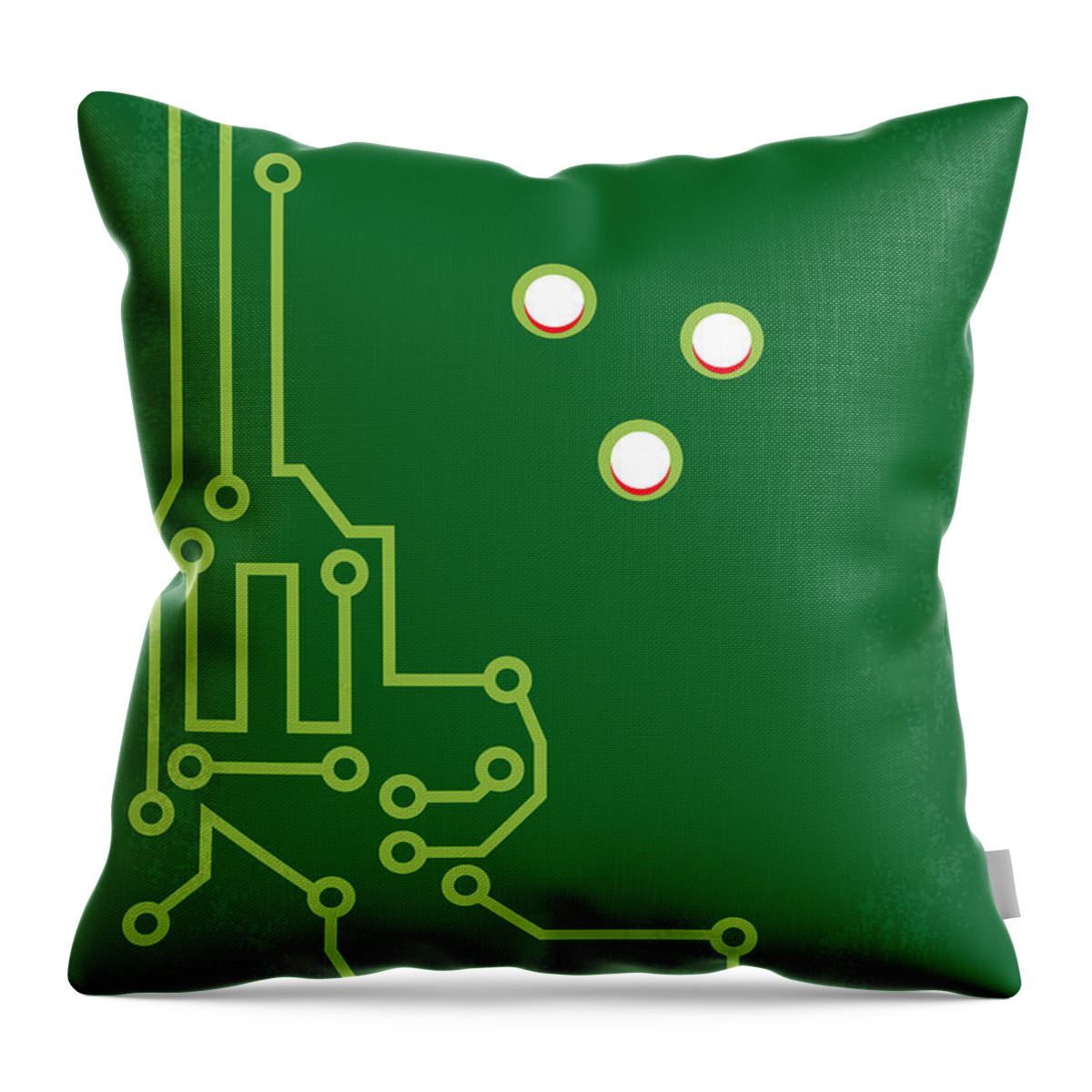 Westworld Throw Pillow featuring the digital art No231 My Westworld minimal movie poster by Chungkong Art