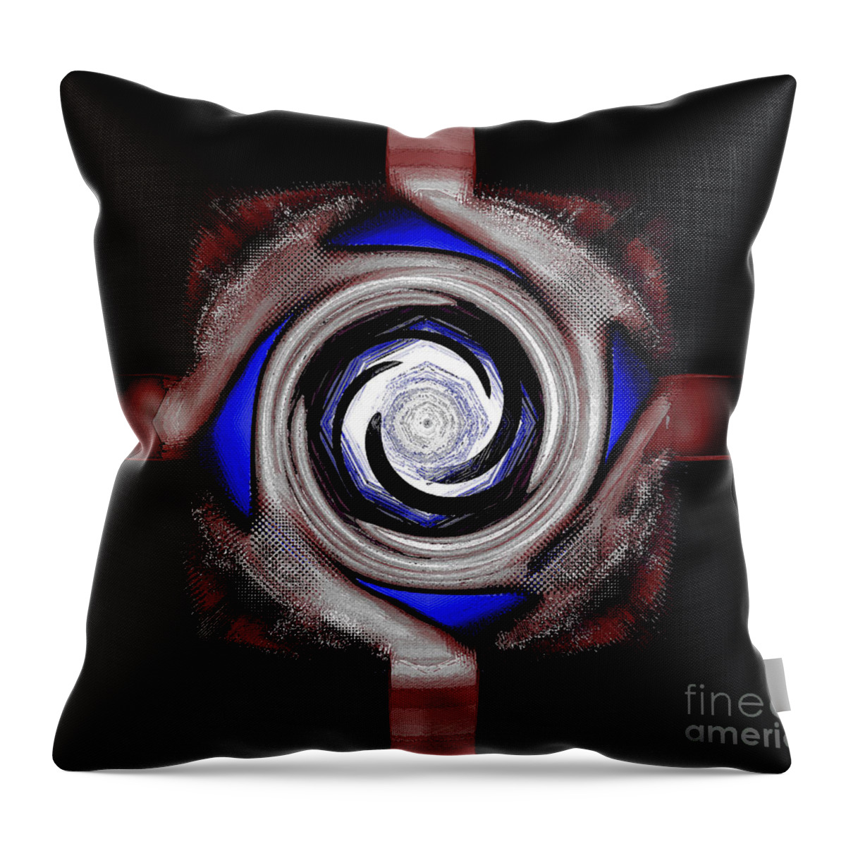 Square Throw Pillow featuring the digital art Not a test by Joe Russell