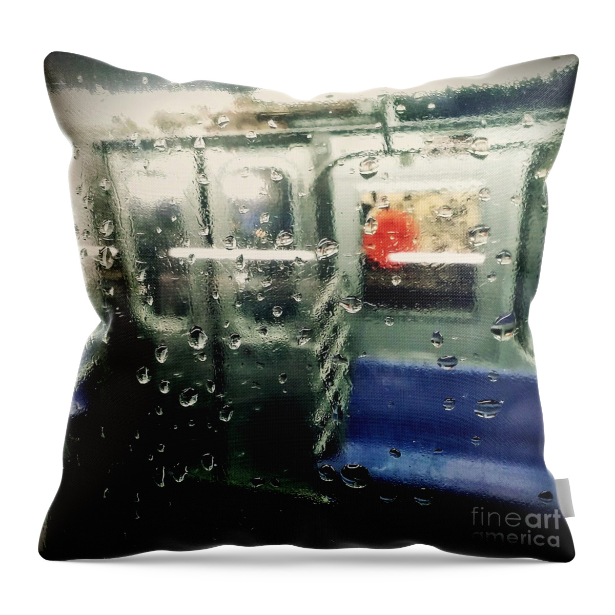 New York City Throw Pillow featuring the photograph Not in Service by James Aiken