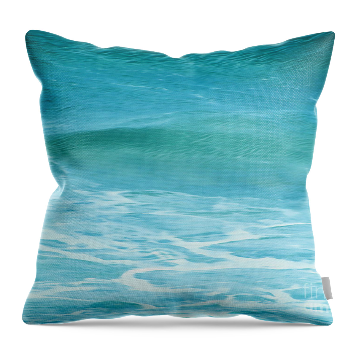 Ocean Throw Pillow featuring the photograph Ocean Lullaby by Roselynne Broussard