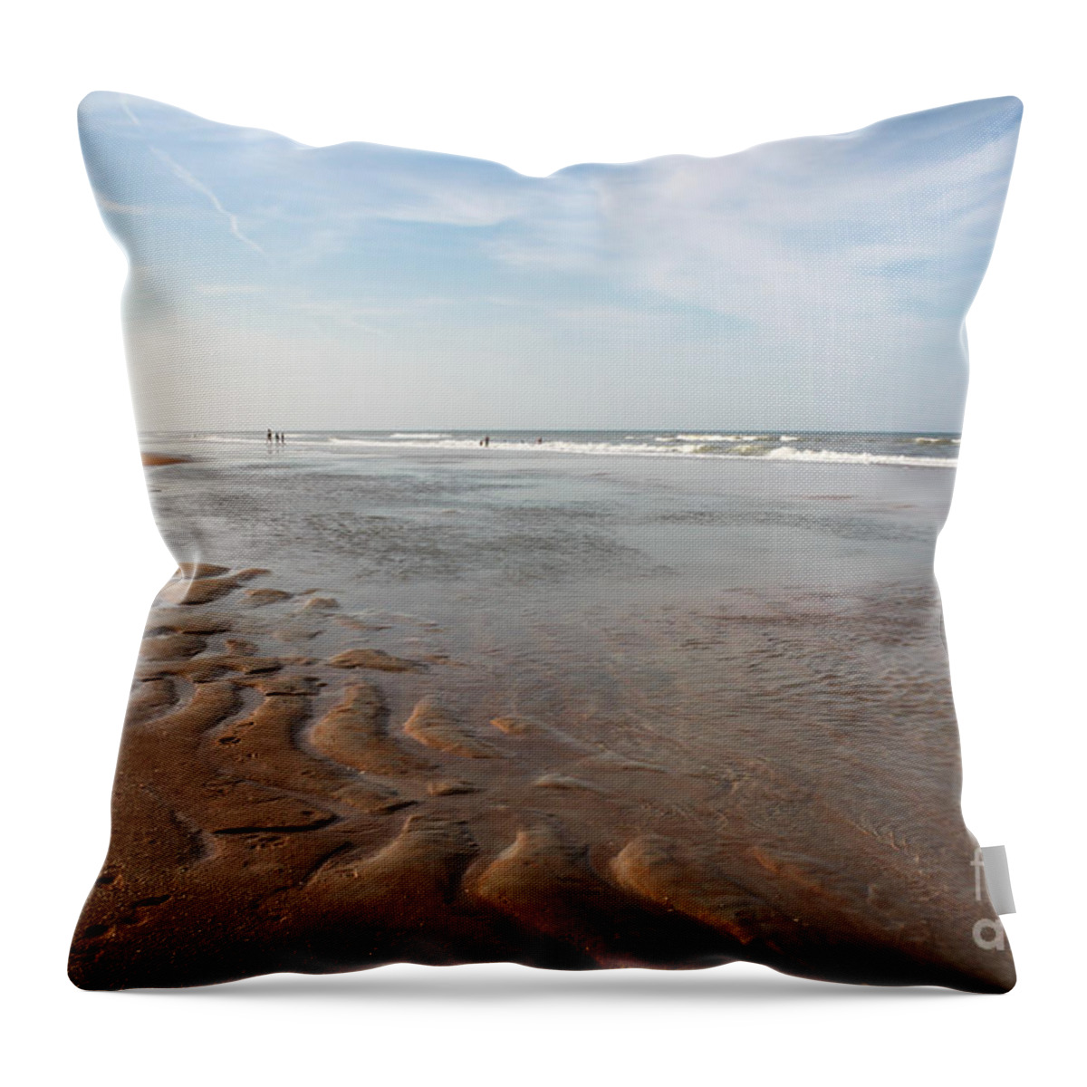 Beach Throw Pillow featuring the photograph Ocean Vista by Todd Blanchard