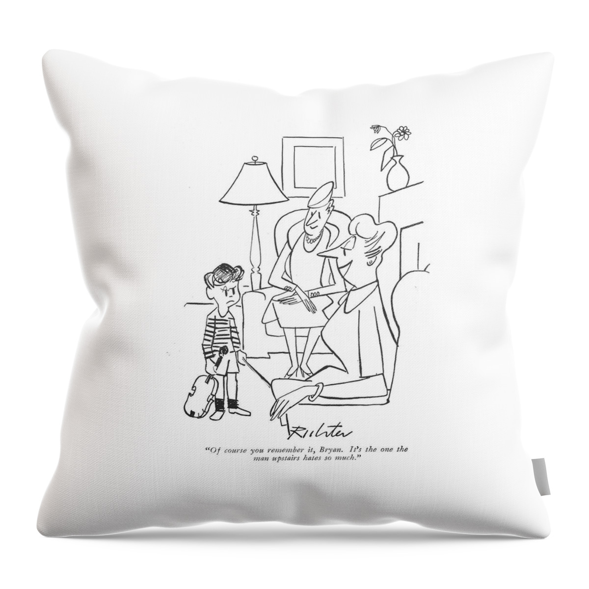 Of Course You Remember Throw Pillow