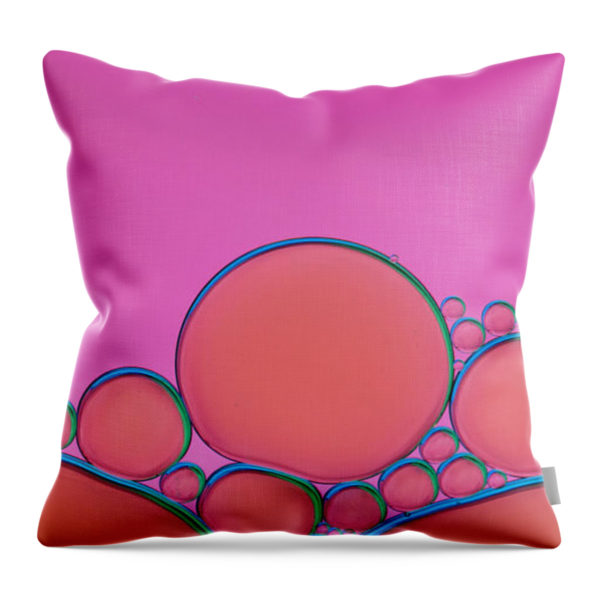 Oil Throw Pillow featuring the photograph Oil 20 by Rebecca Cozart