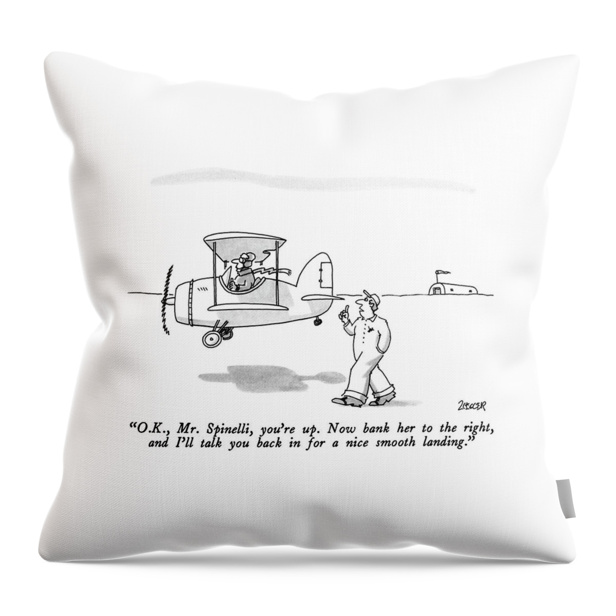 O.k., Mr. Spinelli, You're Up.  Now Bank Throw Pillow