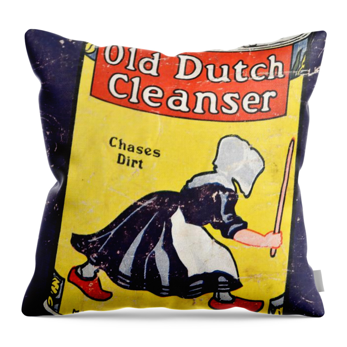 Vintage Throw Pillow featuring the photograph Old Dutch by Deena Stoddard