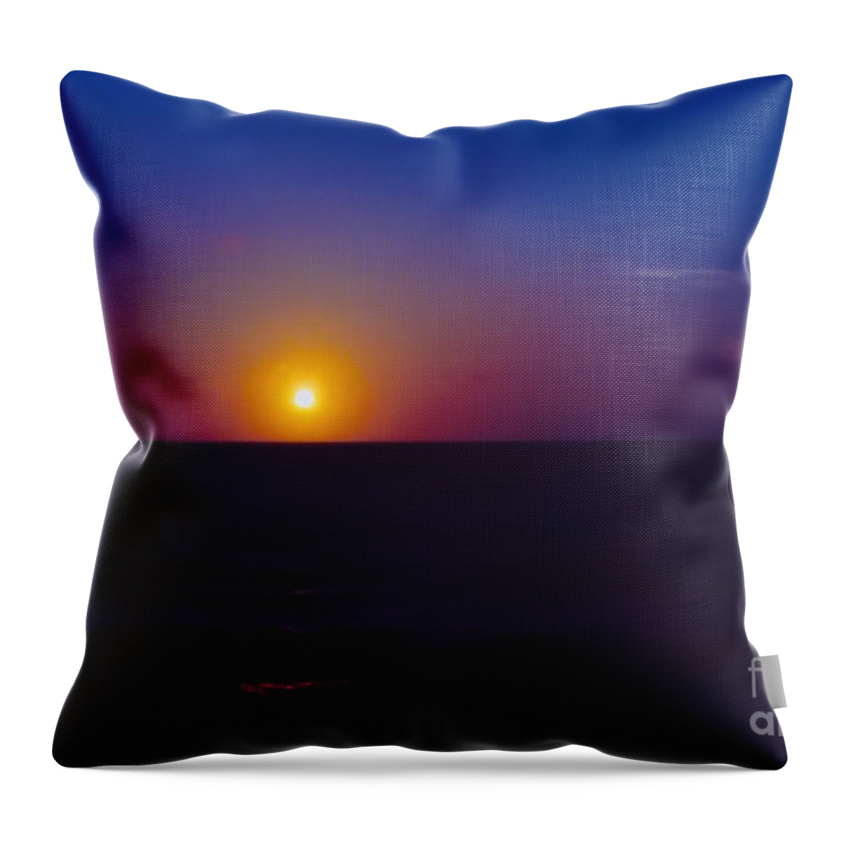 Beauty Throw Pillow featuring the photograph On The Horizon by Anita Lewis