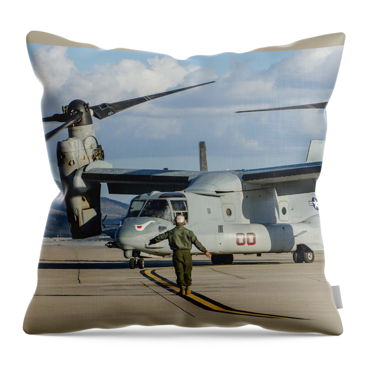 On The Mark Throw Pillow featuring the photograph On The Mark by Susan McMenamin